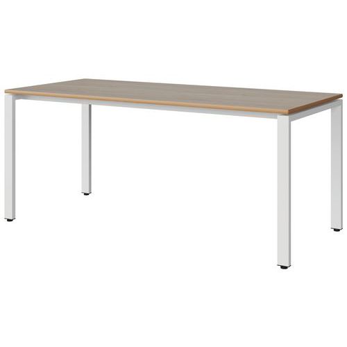 Table Malibu 180x80 T6 Soudé Stra Alaisé Chêne 1146/blc 9016