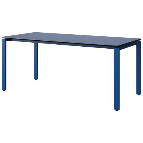 Table Malibu 180x80 T6 Soudé St Antib Bleu U525/no Bleu 5005