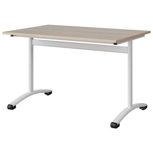 Table Malibu 120x80 T6 Dl Stra Abs Acacia/blc 9016