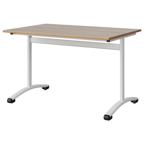 Table Malibu 120x80 T6 Dl Stra Alaisé Acacia/blc 9016