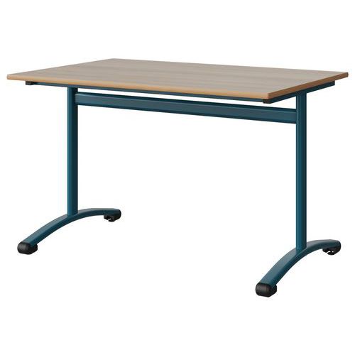 Table Malibu 120x80 T6 Dl Stra Alaisé Acacia/bleu 5025