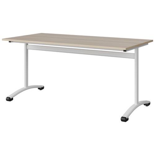 Table Malibu 160x80 T6 Dl Stra Abs Acacia/blc 9016