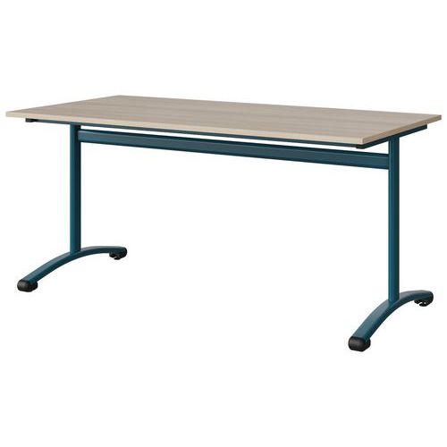Table Malibu 160x80 T6 Dl Stra Abs Acacia/bleu 5025