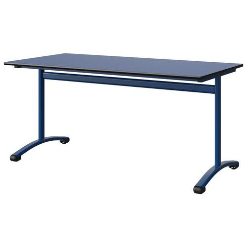 Table Malibu 160x80 T6 Dl Stra Bleu U525/noir Bleu 5005