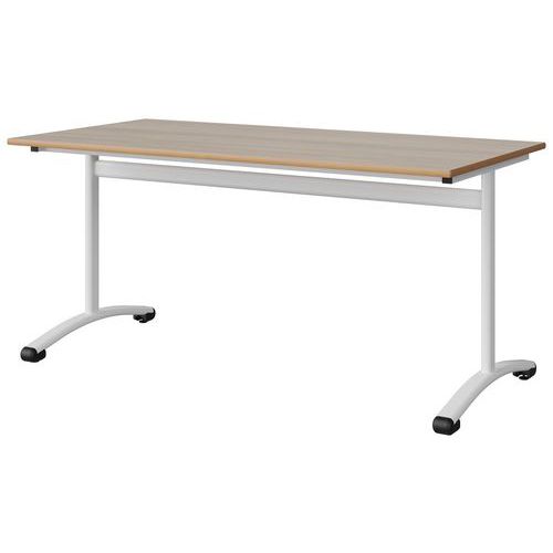Table Malibu 160x80 T6 Dl Stra Alaisé Acacia/blc 9016