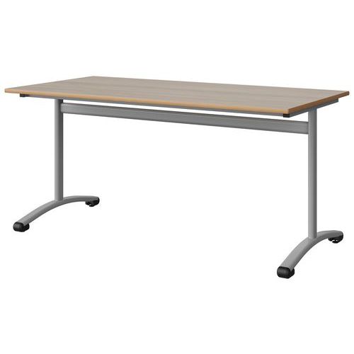 Table Malibu 160x80 T6 Dl Stra Alaisé Acacia/gris 9006