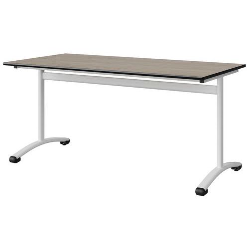 Table Malibu 160x80 T6 Dl Str Antib Chên 1146/noir Blc 9016