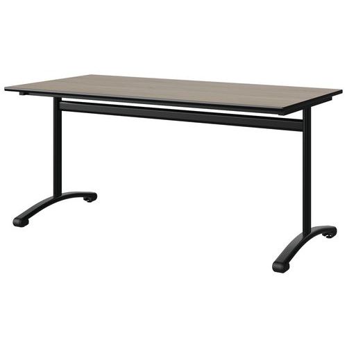 Table Malibu 160x80 T6 Dl Str Antib Chên 1146/noir Noir 9005