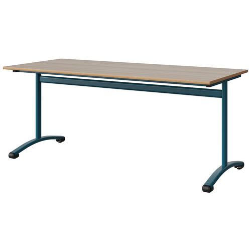 Table Malibu 180x80 T6 Dl Stra Alaisé Acacia/bleu 5025