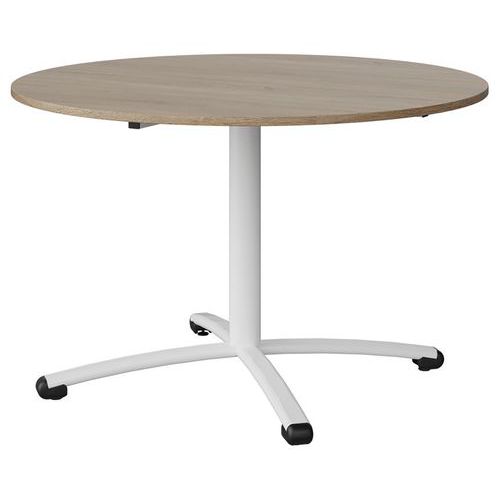 Table Malibu Ã˜ 120 T6 Pc Stra Abs Chêne 1146/blc 9016