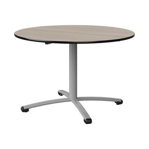 Table Malibu Ã˜ 120 T6 Pc Stra Acacia/noir Gris 9006