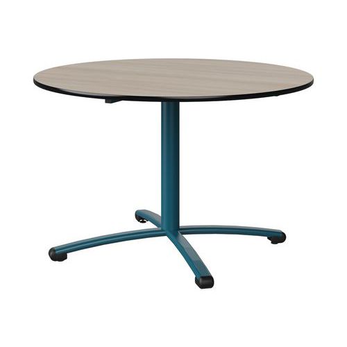 Table Malibu Ã˜ 120 T6 Pc Stra Acacia/noir Bleu 5025