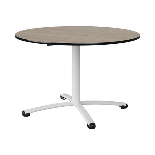 Table Malibu Ã˜ 120 T6 Pc Stra Chêne 1146/noir Blc 9016
