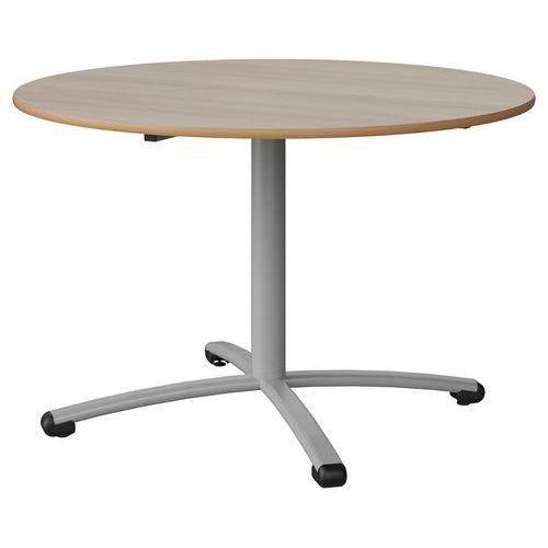 Table Malibu Ã˜ 120 T6 Pc Stra Alaisé Acacia/gris 9006
