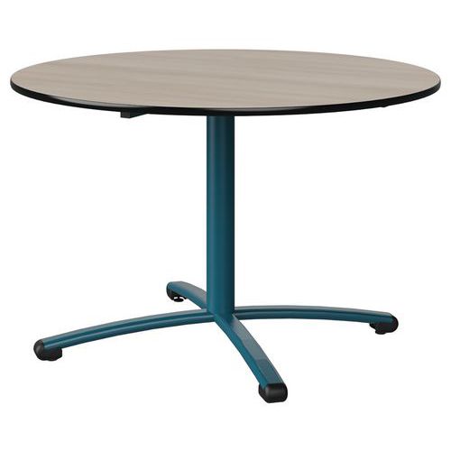 Table Malibu Ã˜ 120 T6 Pc Stra Antib Acacia/noir Bleu 5025