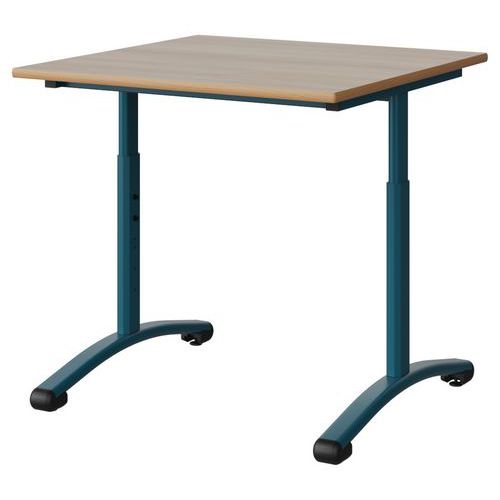 Table Malibu 80x80 T3/t6 Dl Str Alaisé Acacia/bleu 5025