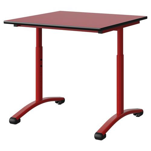 Table Malibu 80x80 T3/t6 Dl St Antib Roug U321/no Rouge 3020