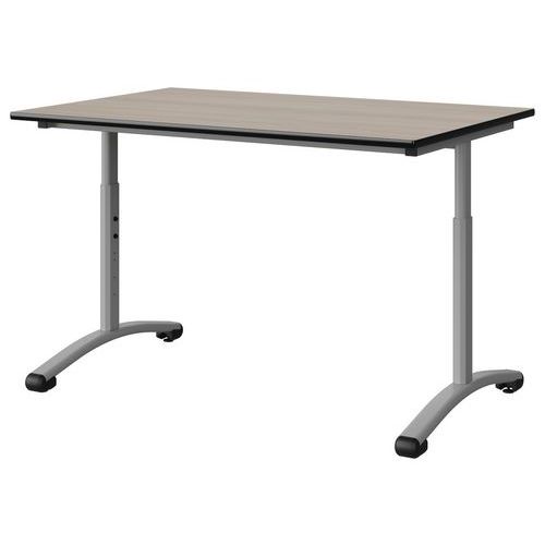 Table Malibu 120x80 T3/t6 Dl St Acacia/noir Gris 9006
