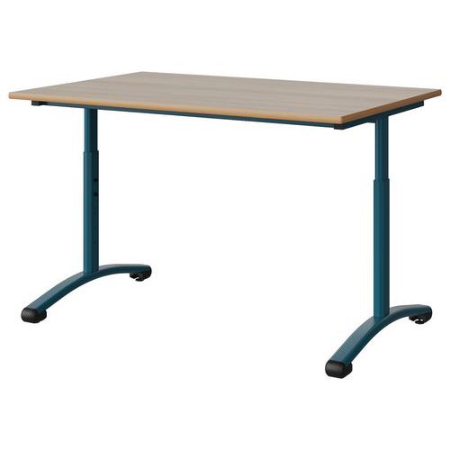 Table Malibu 120x80 T3/t6 Dl St Alaisé Acacia/bleu 5025