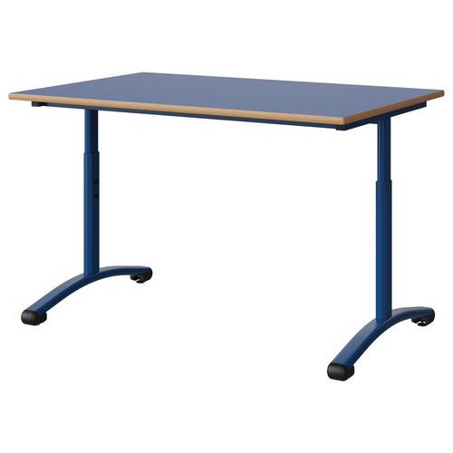 Table Malibu 120x80 T3/t6 Dl St Alaisé Bleu U525/bleu 5005