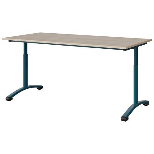 Table Malibu 160x80 T3/t6 Dl Str Abs Acacia/bleu 5025