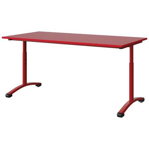 Table Malibu 160x80 T3/t6 Dl St Abs Rouge U321/rouge 3020