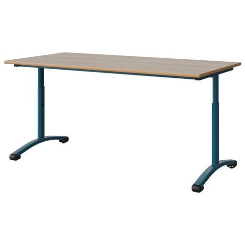 Table Malibu 160x80 T3/t6 Dl St Alaisé Acacia/bleu 5025