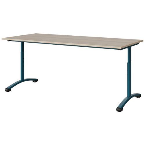 Table Malibu 180x80 T3/t6 Dl Str Abs Acacia/bleu 5025