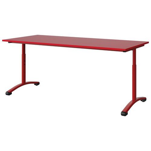 Table Malibu 180x80 T3/t6 Dl St Abs Rouge U321/rouge 3020