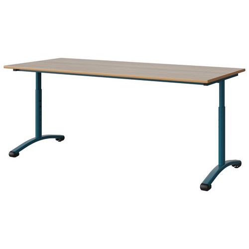 Table Malibu 180x80 T3/t6 Dl St Alaisé Acacia/bleu 5025