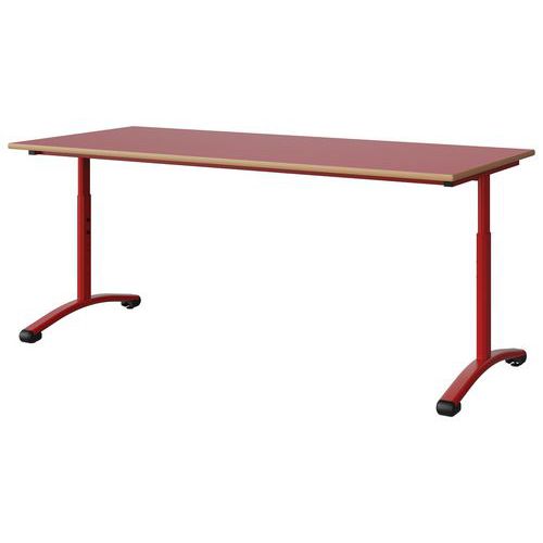 Table Malibu 180x80 T3/t6 Dl St Alaisé Roug U321/rouge 3020