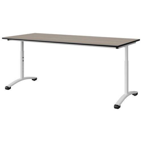 Table Malibu 180x80 T3/t6 Dl St Antib Chêne 1146/no Blc 9016