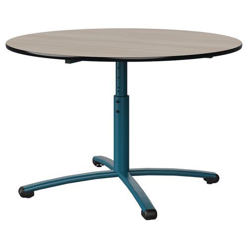 Table Malibu Ã˜ 120 T3/t6 Pc St Sur Acacia-noir Bleu 5025