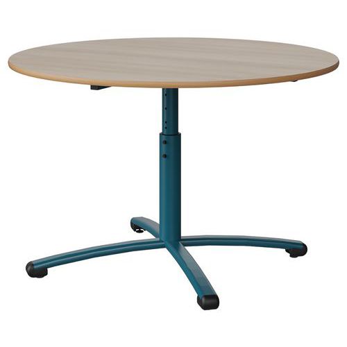 Table Malibu Ã˜ 120 T3/t6 Pc Str Alaisé Acacia/bleu 5025