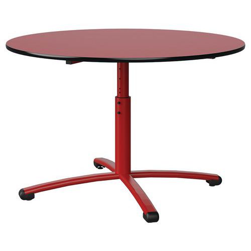 Table Malibu Ã˜ 120 T3/t6 Pc St Antib Roug U321/no Rouge 3020