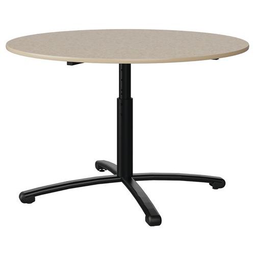 Table Malibu Ã˜ 120 T3/t6 Pc St Isos Beig 1460/bei Noir 9005