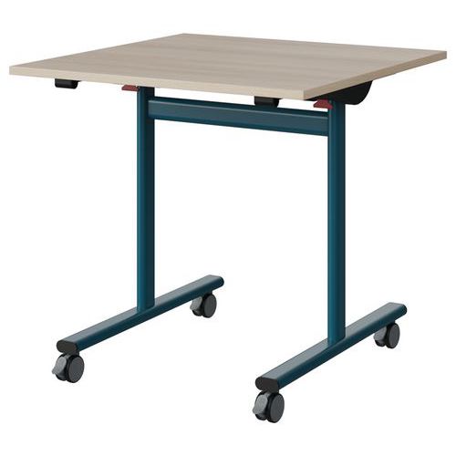 Table Malibu Rab. 80x80 T6 Dl Stra Abs Acacia/bleu 5025