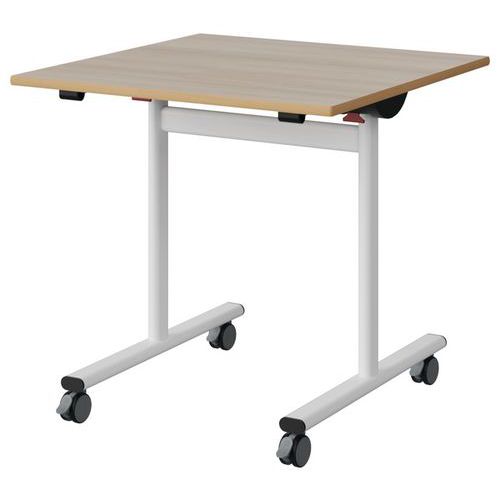 Table Malibu Rab. 80x80 T6 Dl Stra Alaisé Acacia/blc 9016