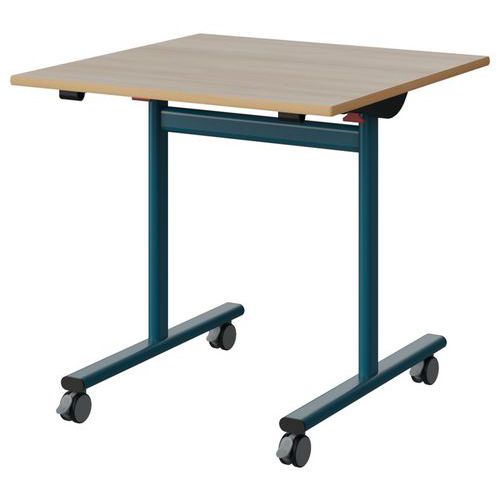 Table Malibu Rab. 80x80 T6 Dl Stra Alaisé Acacia/bleu 5025