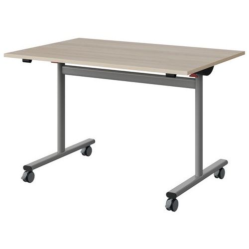 Table Malibu Rab. 120x80 T6 Dl Stra Abs Acacia/gris 9006