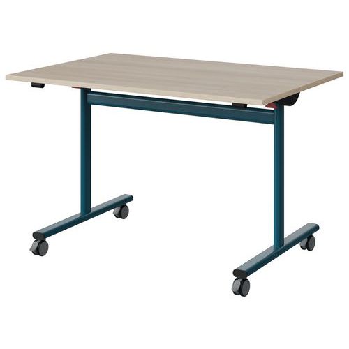 Table Malibu Rab. 120x80 T6 Dl Stra Abs Acacia/bleu 5025