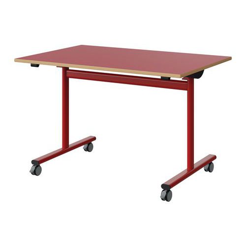 Table Malibu Rab 120x80 T6 Dl St Alaisé Roug U321/rouge 3020