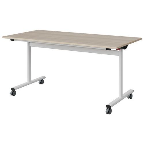 Table Malibu Rab. 160x80 T6 Dl Stra Abs Acacia/blc 9016