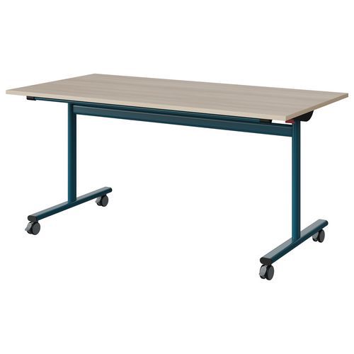 Table Malibu Rab. 160x80 T6 Dl Stra Abs Acacia/bleu 5025