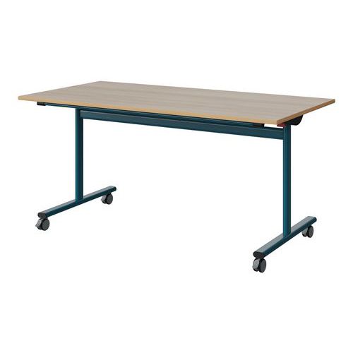 Table Malibu Rab. 160x80 T6 Dl Stra Alaisé Acacia/bleu 5025