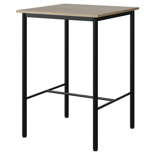 Mange-deb. Malibu 80x80cm 4p Strat Abs Chêne 1146/noir 9005