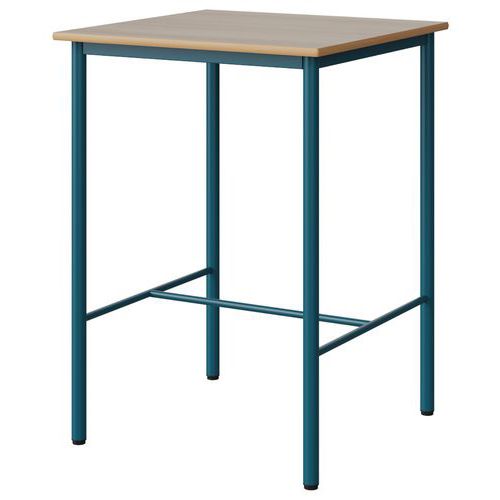 Mange-deb. Malibu 80x80cm 4p Str Alaisé Acacia/bleu 5025