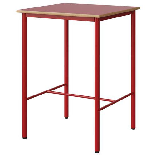 Mange-deb Malibu 80x80cm 4p Str Alaisé Rouge U321/rouge 3020