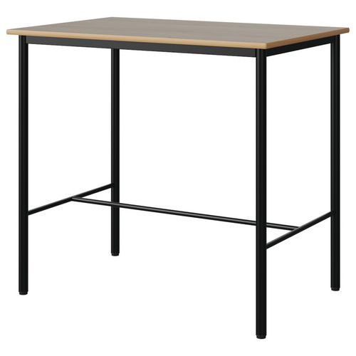 Mange-deb Malibu 120x80 4p Strat Alaisé Chêne 1146/noir 9005