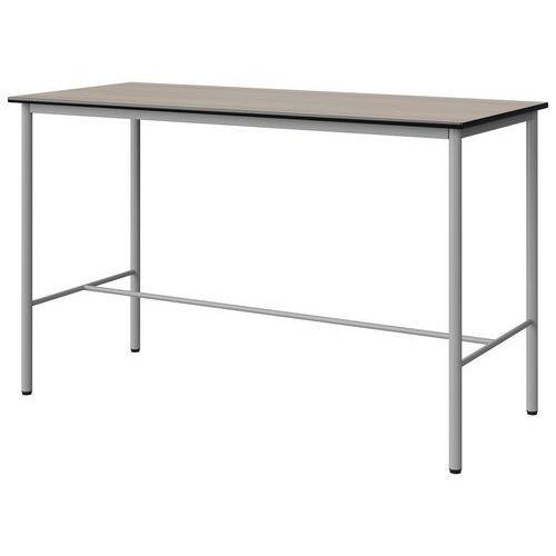 Mange-deb Malibu 180x80 4p Strat Antib Acacia/noir Gris 9006